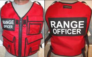Range Officer Vest     Firearms Instructor Vest  