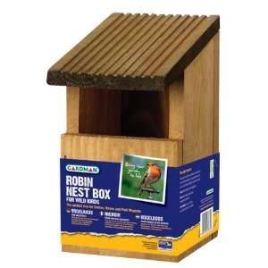  Wild Bird Robin Nest Box  (A02031NB) [Kitchen & Home 