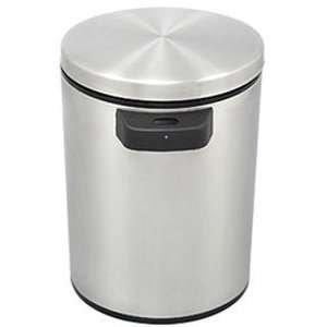Motion Sensor Stainless Steel Trash Can, Shape Round, Size 1.3 Gallon 