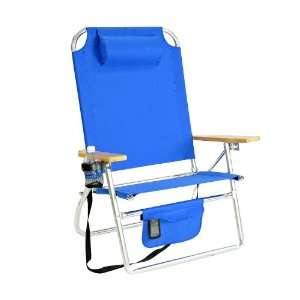   High Seat Heavy Duty Beach Chair w/ Drink Holder