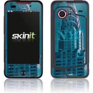   NYC Chrysler Building Teal skin for HTC Droid Incredible Electronics