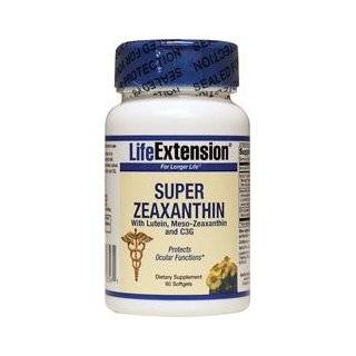 Life Extension super Zeaxanthin with Lutein, Meso zeaxanthin and C3g 