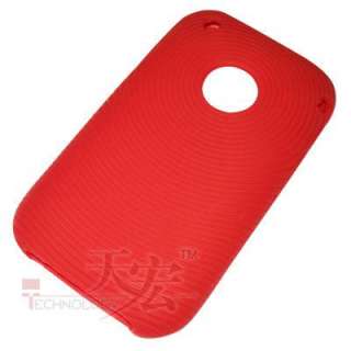 Red Silicone Case Cover For iPhone 3G 3GS  