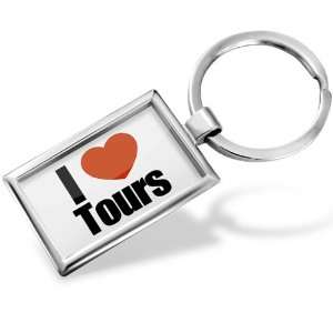 Keychain I Love Tours region Indre et Loire, Centre   Hand Made 