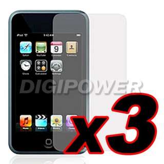 3x CLEAR SCREEN PROTECTOR COVER FOR IPOD TOUCH 2G & 3G  