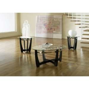  Matinee 3 Piece Occasional Table Set in Multi Step Black 