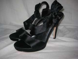 Womens   IVANKA TRUMP   DERMANI   BLACK sandal HEELS   8.5 M new 