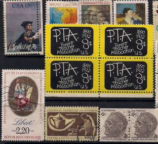 Valuable Used US Stamp Collection Pairs, Strip Blocks  