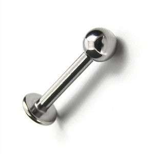Pair 16G 316LVM Steel Monroe/Labret Studs with 3mm Ball  