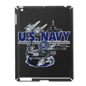  iPad 2 Case Black of US Navy with Aircraft Carrier Planes 