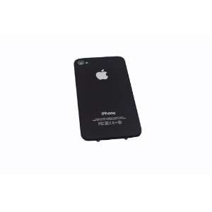  iPhone 4S Back Glass Cover Replacement   Black   New Cell 