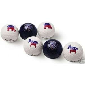  Golf Balls (Democrat or Republican) 