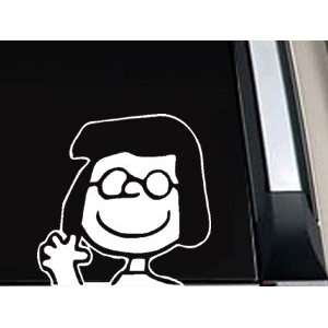Marcie Waving Snoopy Car Truck Vinyl Decal Sticker  SSM045045  4.5L x 
