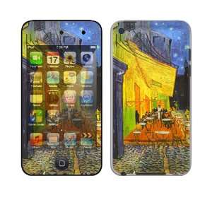 Apple iPod Touch 4th Gen Skin Decal Sticker   Cafe at Night