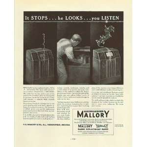    Mallory Replacement PartsAd from April 1938   $29 Electronics