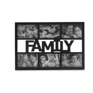  Melannco, 6 Opening Family Black Sent Frame