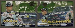 2003 Wheels Jimmie Johnson Man + Machine Cards MM1A B  