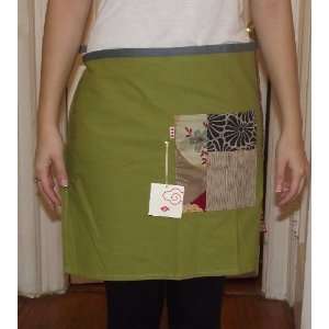   Inspired Apron/Skirt Green and Red Made In Japan