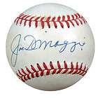 Joe DiMaggio Autographed Signed AL Baseball PSA/DNA #Q05655