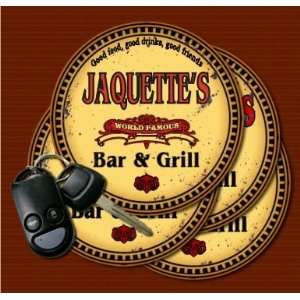  JAQUETTES Family Name Bar & Grill Coasters Kitchen 