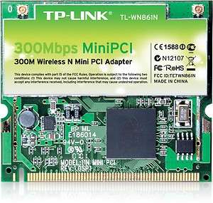 TP Link TL WN861N Wireless N 300M Network Mini PCI Card  