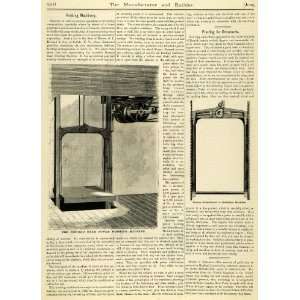 1874 Article Howard Gear Power Hoisting Machine Antique Machine 
