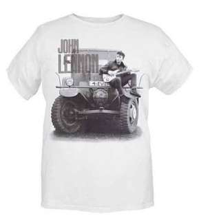 The Beatles 4 For Ever Jeep Car John Lennon T Shirt  