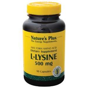  Natures Plus   L Lysine, 500 mg, 90 capsules Health 