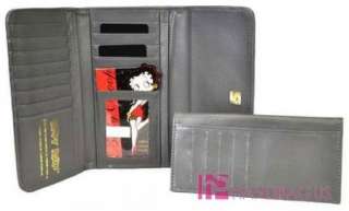 Licensed BETTY BOOP KNIT Fabric TRIM Shoulder Purse Handbag Wallet SET 