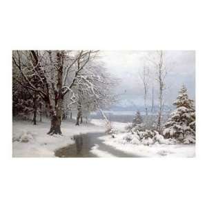  Anders Andersen lundby   A Wooded Winter Landscape Giclee 