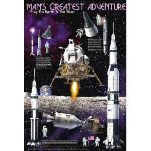  Mans Greatest Adventure Deluxe Laminated Poster