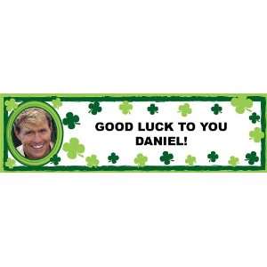  Luck of the Irish Personalized Photo Banner Large 30 x 