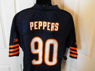 New JULIUS PEPPERS Bears SMALL S 46 Reebok Jersey 2YV  