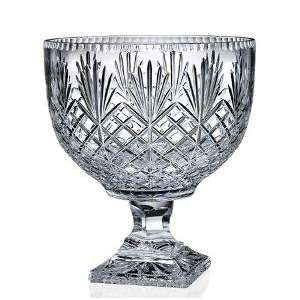  SAVANNAH FOOTED BOWL   12 CRYSTAL FOOTED CENTERPIECE 