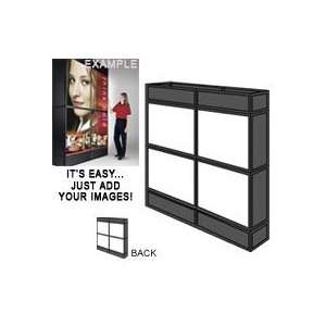 Box Lightwall Display Double Sided Light Boxes   Vertical Setup 80 x 