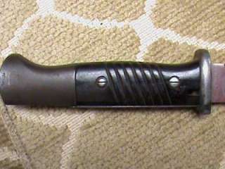   M1884/98 Bayonet III PatternK98 Mauser.Rare Plum Blueing  