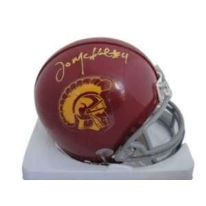 Joe McKnight Signed Mini Helmet   USC Trojans GLOBAL GAI   Autographed 