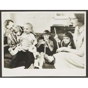   John R McKone,Cathy,Lori,home,wife,children,family,1961 Home