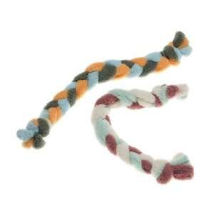    Twist Dog Toy Color Loganberry / Lichen / Pearl
