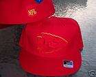 Kansas City Chiefs NFL fitted hat Reebok size 7 1/4