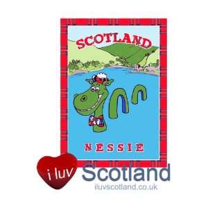  Tea Towel Nessie On Loch Ness Toys & Games