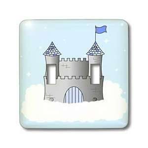   Grey Castle in the Clouds   Light Switch Covers   double toggle switch