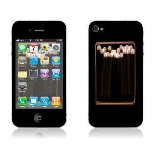  Light it Up   iPhone 4/4S Protective Skin Decal Sticker 