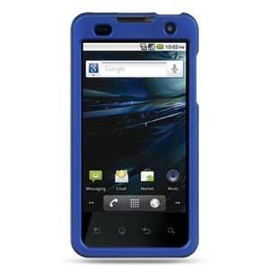  LG OPTIMUS 2X G2X CRYSTAL RUBBER CASE BLUE Cell Phones 