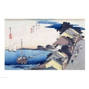  Kanagawa View of the Ridge   Poster by Utagawa Hiroshige 