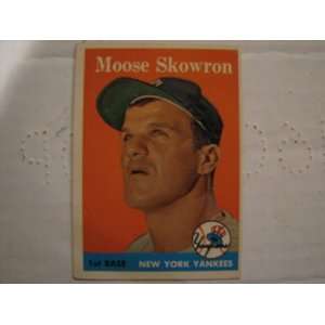  1958 Topps Bill Moose Skowron New York Yankees #240 
