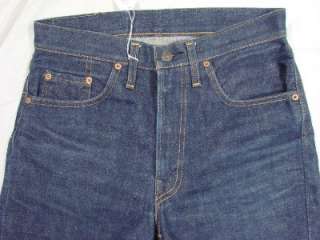 Vtg 60s Dark Crisp 505 Big E Denim Cut Off Jeans Red Line SS Waist 31 