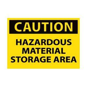 C36 to 10AP   Caution, Hazardous Material Storage Area, 3 X 5 