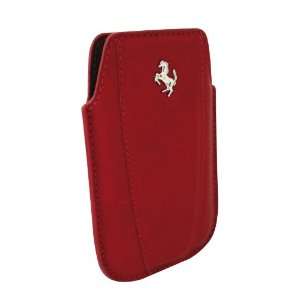  Ferrari Leather Case for Apple iPhone 4   red Cell Phones 