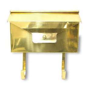 Horizontal Wall Mount City Mail Box   Solid Brass 12 3/4 LQ 1033 